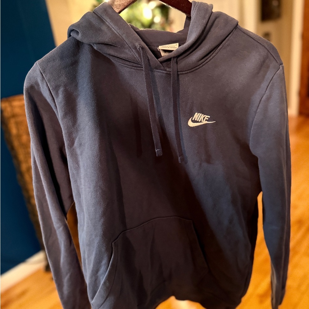 Nike Men's Dark Blue Hoodie